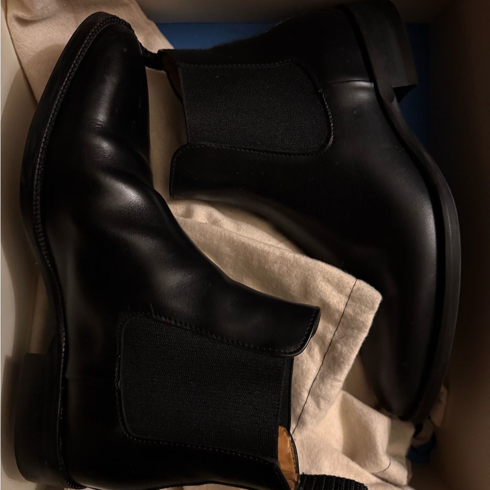 Sleek Black Ankle Boots